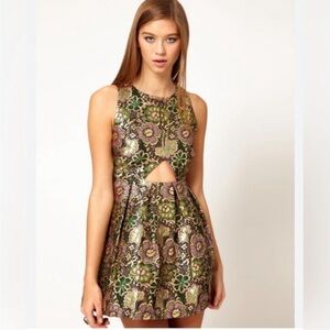 Alice McCall metallic floral rare vintage shorts